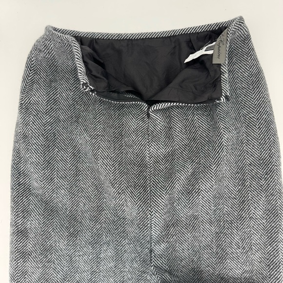 Les Copains Herringbone Wool‑Blend Midi Skirt – Made in Italy - Picture 7 of 8